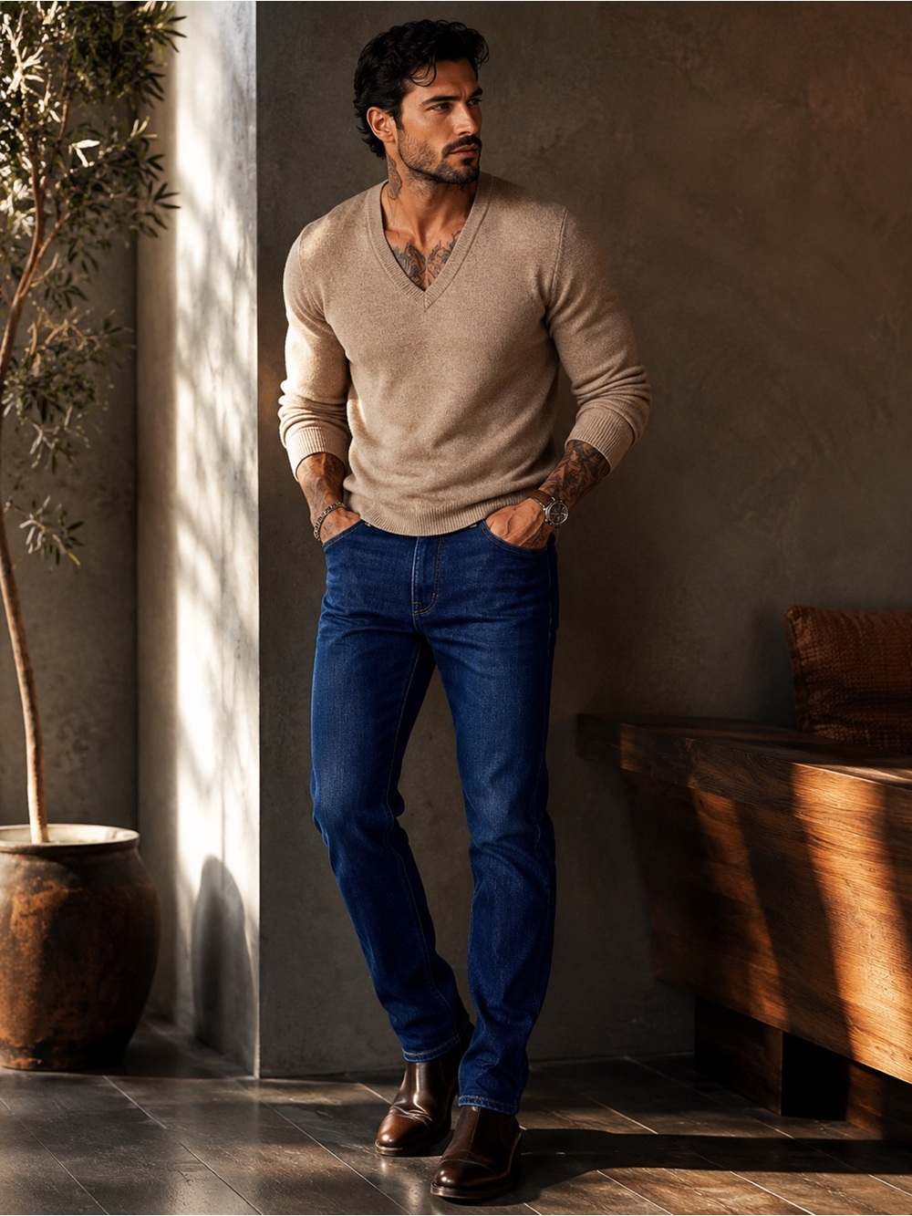 Mango Blacksmith Loose Tapered Jeans | Men’s Quiet Luxury Denim | Bundle & Save💲